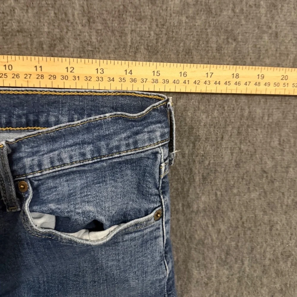 Levis 510 Skinny Jeans Mens 34x30 Blue Medium Wash Denim Pants Measures 31x27